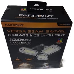 Luz de Techo y Garaje Giratoria 10,000 Lúmenes – Versa Beam Swivel | Farpoint