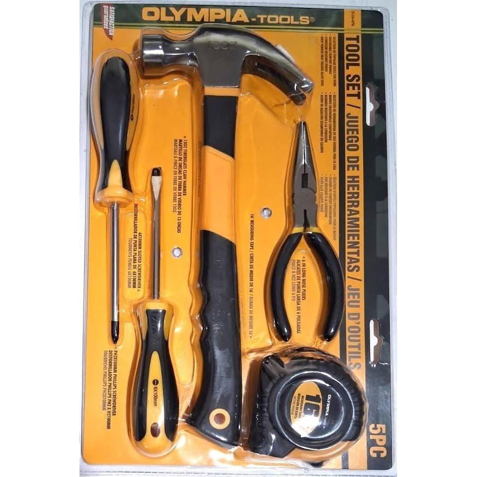 Olympia Tools 5-Piece Tool Set – Home Repair Kit