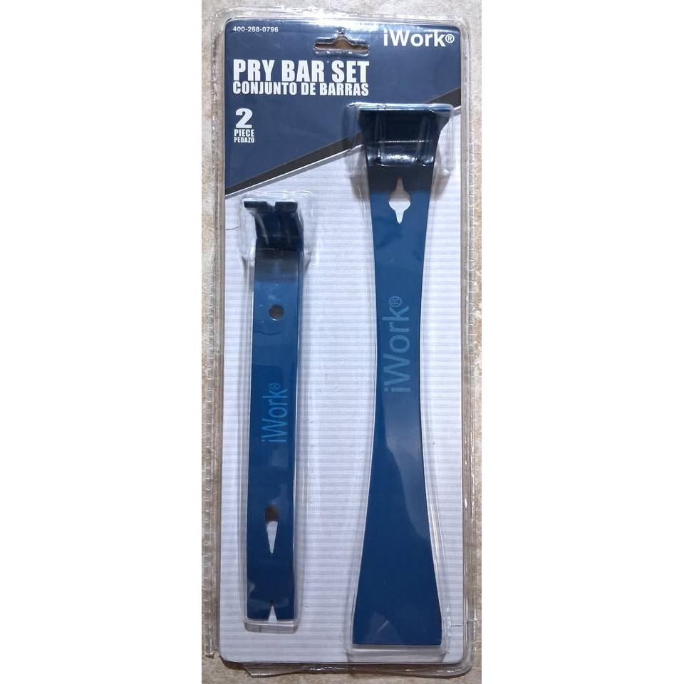 iWork 2-Piece Pry Bar Set – 7-1/4" & 9-1/4"
