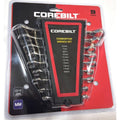 COREBILT Juego 9 Llaves Combinadas Métrico Cr-V Cromadas 7mm a 19mm