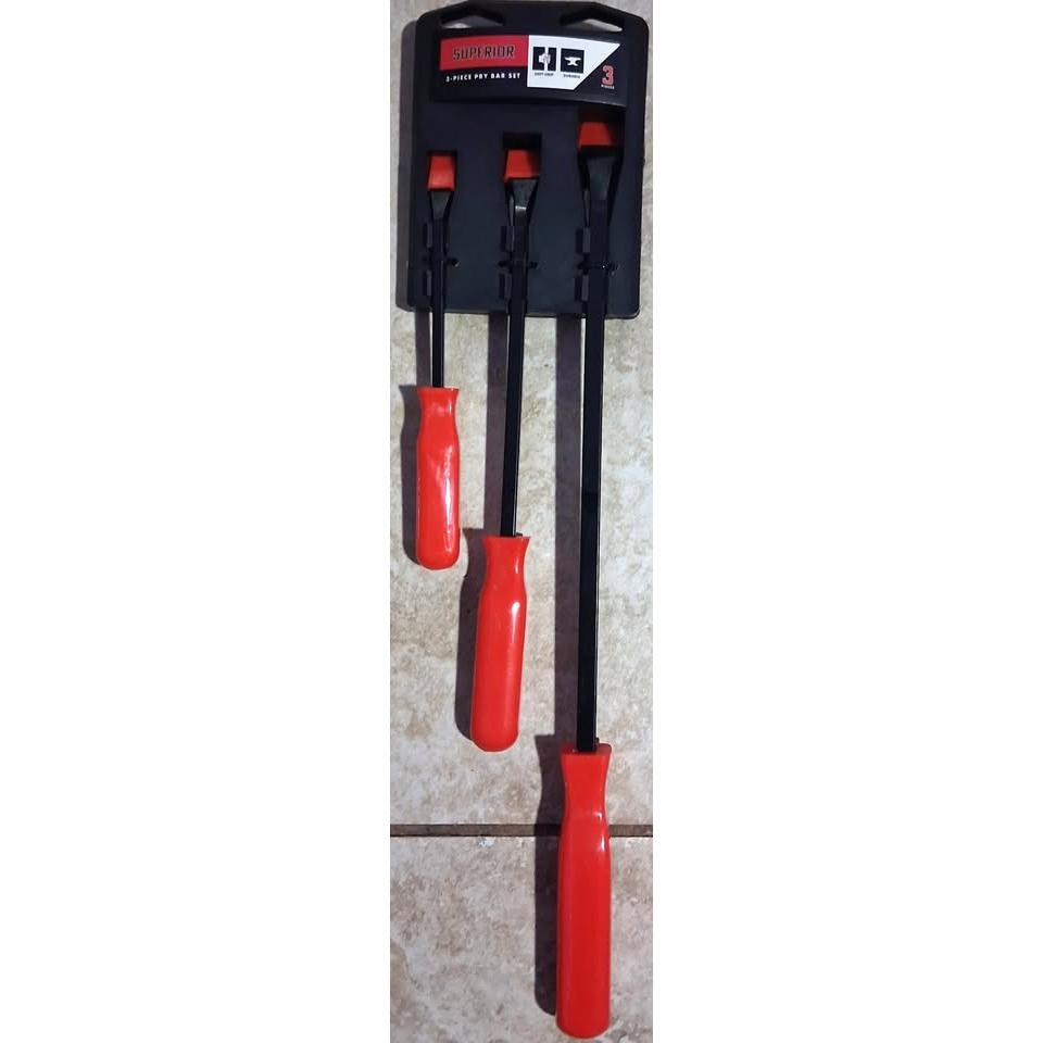Superior 3-Piece Pry Bar Set – Soft Grip