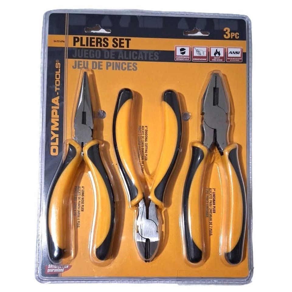 Olympia Tools Pliers Set – 3 Pieces