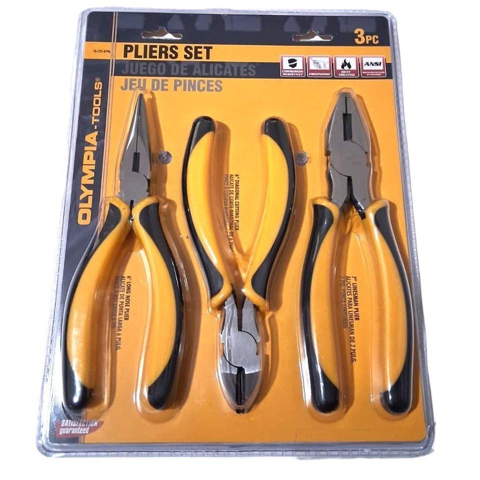 Olympia Tools Pliers Set – 3 Pieces