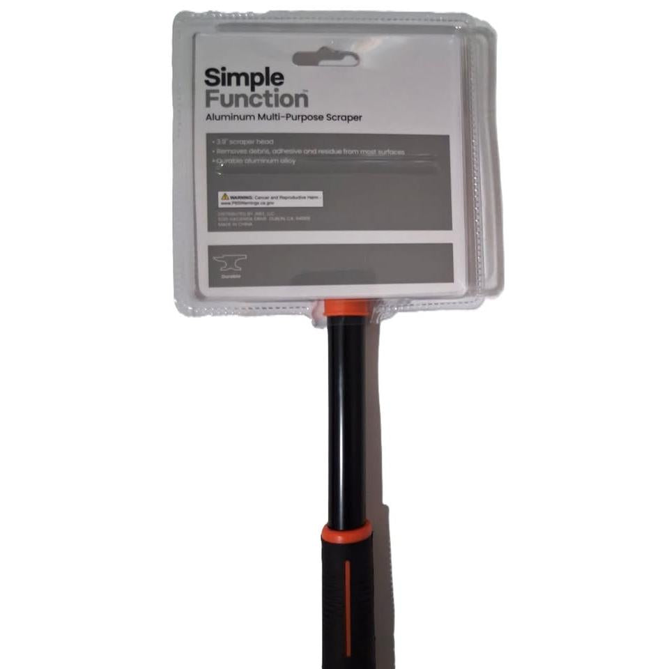 Simple Function Aluminum Multi-Purpose Scraper – 3.9" Head, Long Handle