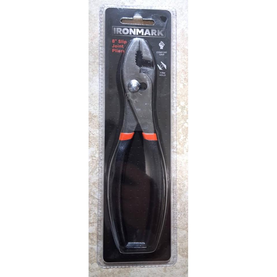 IRONMARK Alicate de Articulación Deslizante 8" Slip Joint Pliers Cr-V Comfort Grip