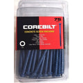CoreBilt Concrete Screw Anchors – 1/4" x 3-3/4", 75 Pieces (Hex)