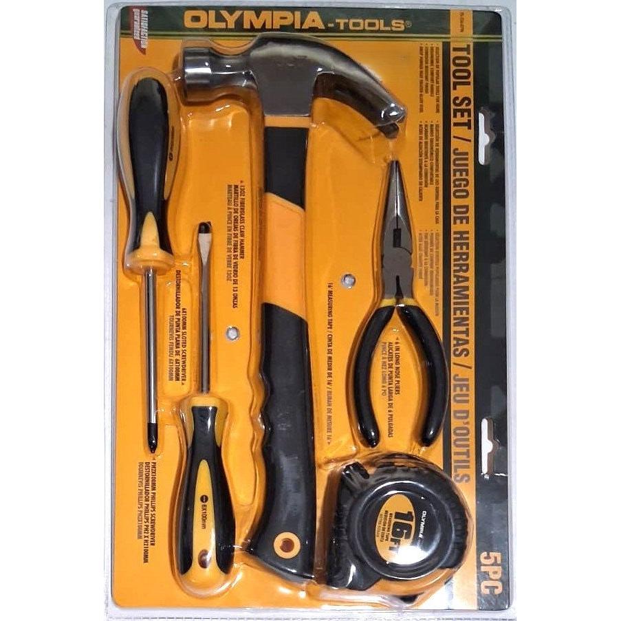 Olympia Tools 5-Piece Tool Set – Home Repair Kit