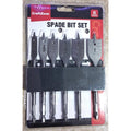 Set 6 Brocas Pala (Spade Bit) CraftZone – 3/8" a 1" | Vástago Hexagonal | Madera, Plástico y Contrachapado | Perforaciones Limpias