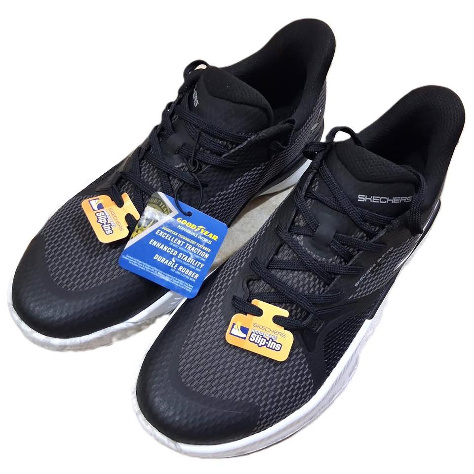 Skechers Slip-Ins SKX Goodyear Hands Free – Tenis Casuales Hombre Talla US 10 – Made in Vietnam