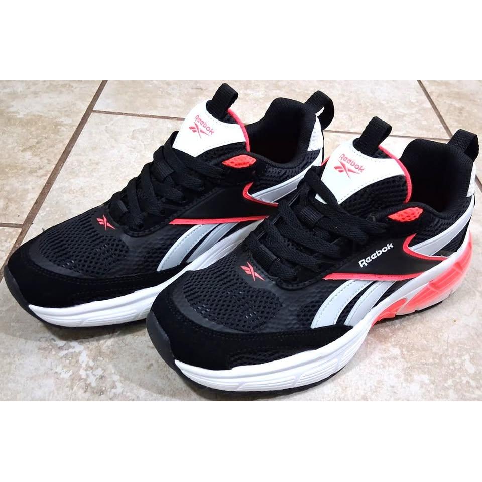Reebok Energen Run 2 – Tenis Running Mujer Negro/Coral Neón/Blanco