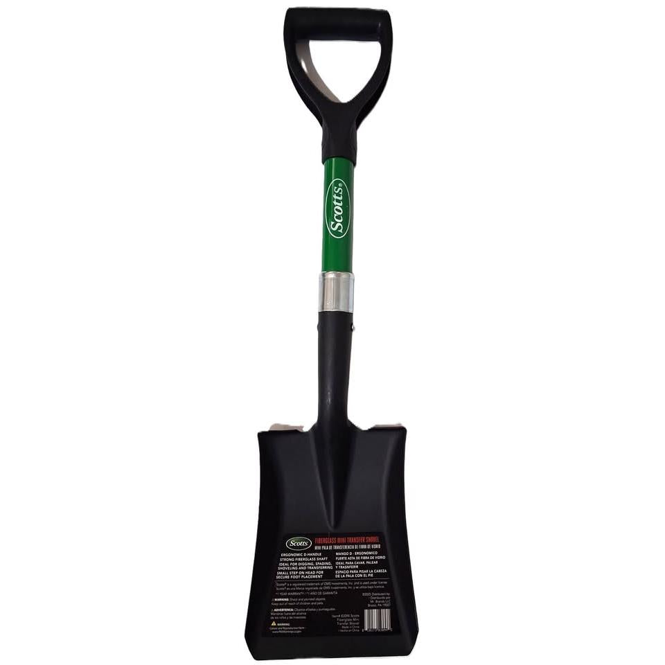 Scotts Fiberglass Mini Transfer Shovel – Ergonomic D-Handle