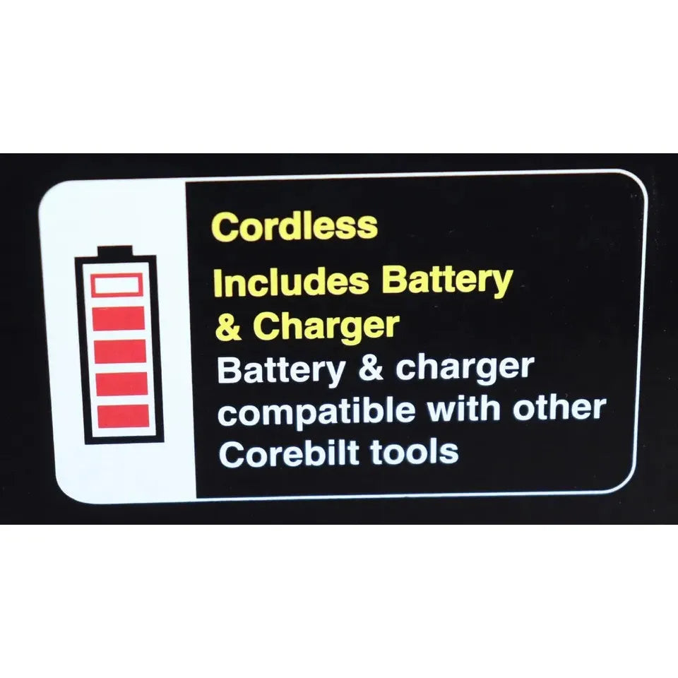 CoreBilt 20V Cordless Drill Kit – Battery, Charger & 13 Bits