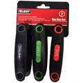 Set 3 Llaves Allen Plegables Tool Bench – SAE + Métrico + Torx/Star | Mango Ergonómico Plegable | Identificación por Color | Modelo 382718