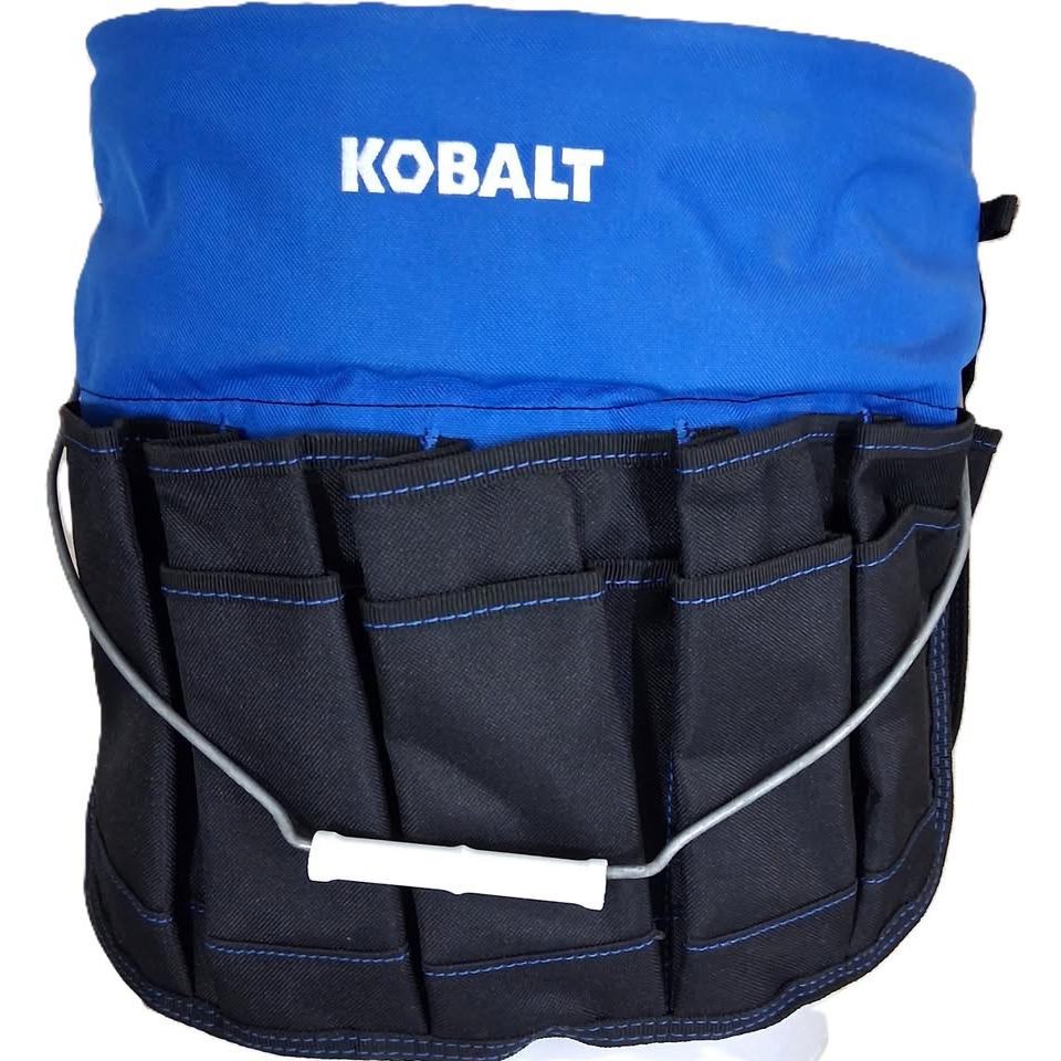 Kobalt Organizador Cubeta 26 Bolsillos Heavy-Duty Resistente al Agua — Garantía 3 Años