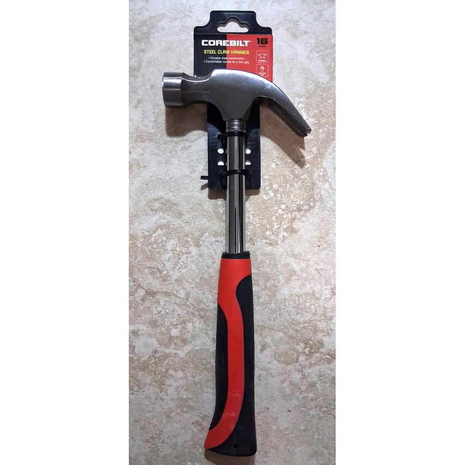 CoreBilt 16 oz Steel Claw Hammer – Durable Steel, Comfort Grip