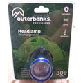 Outerbanks Provisions Lampara de Cabeza Recargable 300 Lumens IPX4 Waterproof Zoom T6 LED SOS | Headlamp