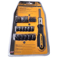 Set 29 Piezas Destornillador de Trinquete Olympia Tools – Puntas + Dados | Trinquete 3 Posiciones | Mango Ergonómico