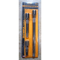 OLYMPIA TOOLS Juego 3 Barras de Extensión DR 1/2" Acero Cr-V Acabado Negro