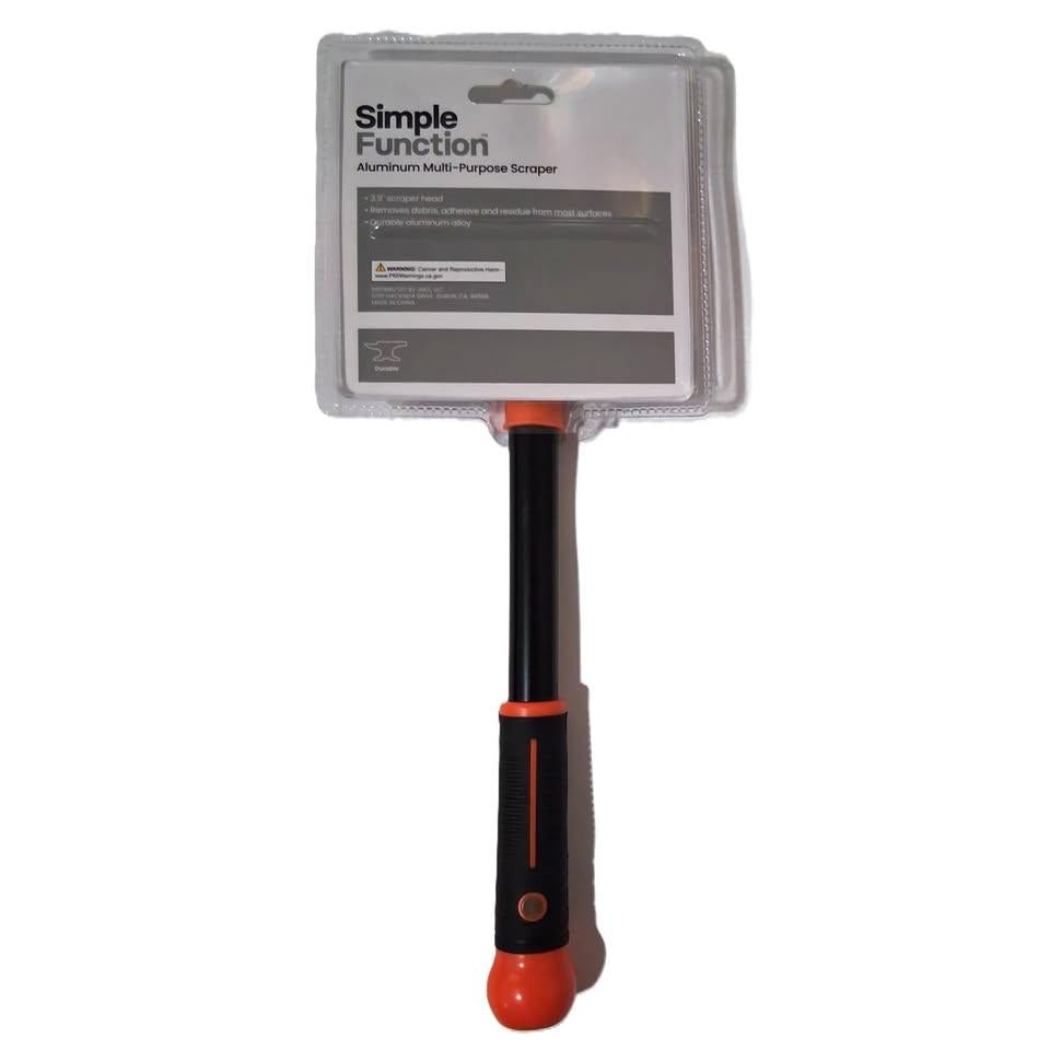Simple Function Aluminum Multi-Purpose Scraper – 3.9" Head, Long Handle