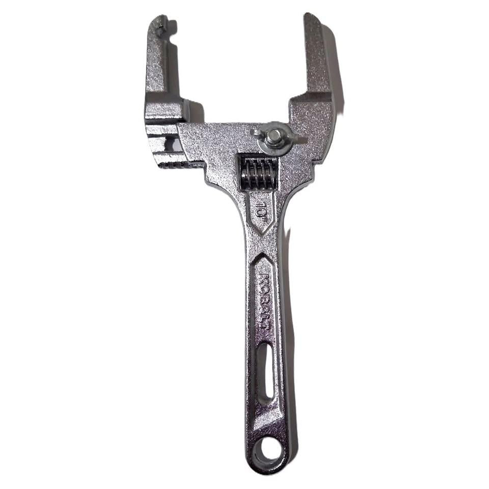 Kobalt 10" Adjustable Plumbing Wrench – Wide Jaw, Drop Forged (255mm)