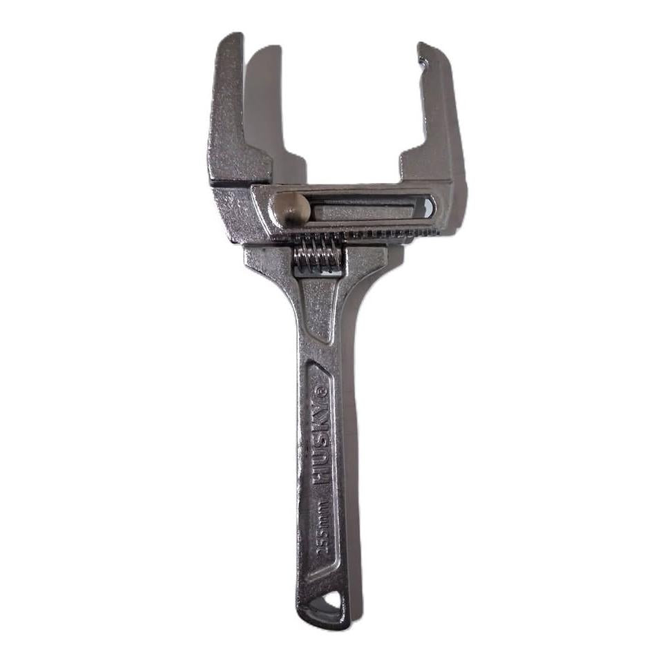 Husky 10" Adjustable Plumbing Wrench – Wide Jaw, Drop Forged (255mm)