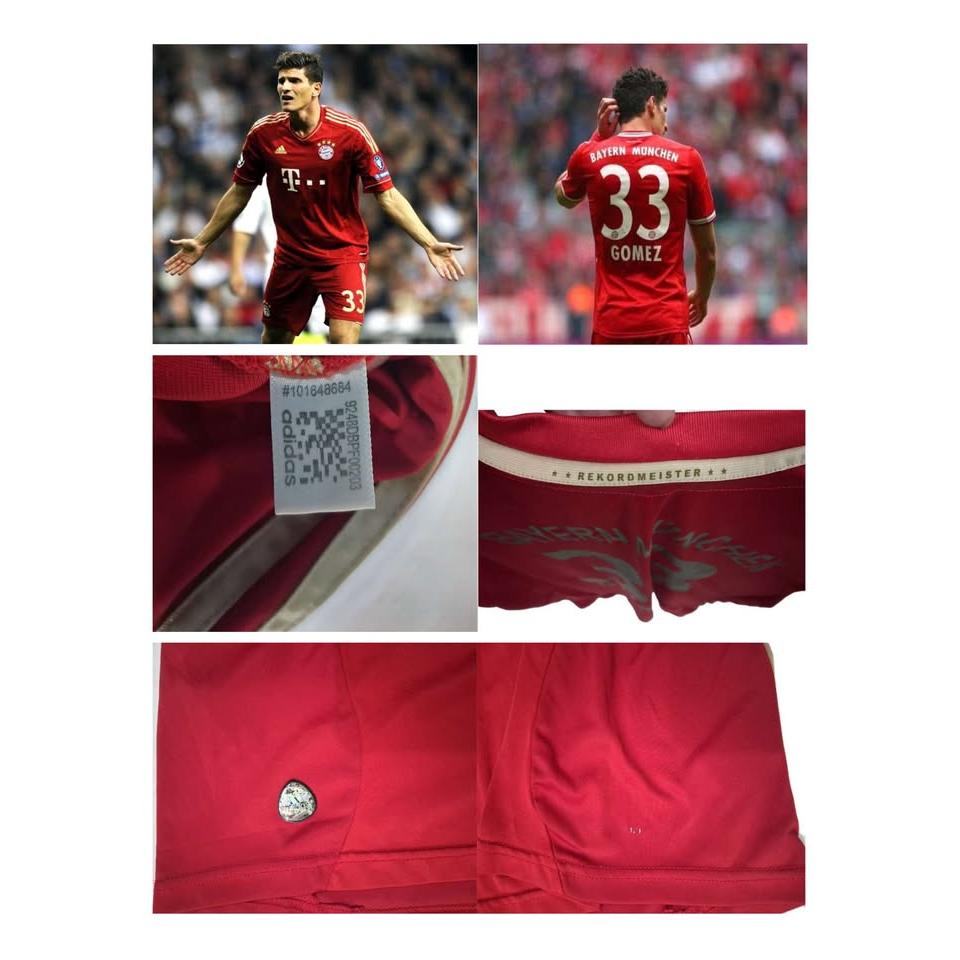 Camiseta Bayern Munich 2011-12 – Mario Gómez #33 – Adidas Climacool – Talla L