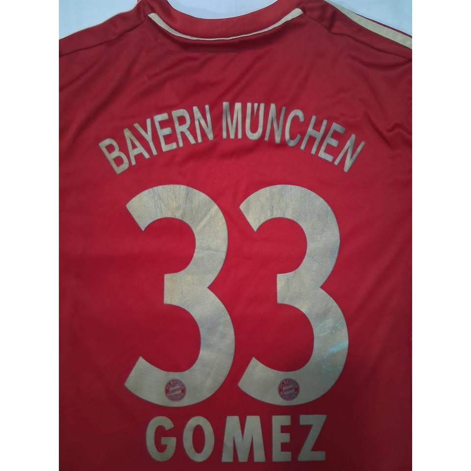 Camiseta Bayern Munich 2011-12 – Mario Gómez #33 – Adidas Climacool – Talla L