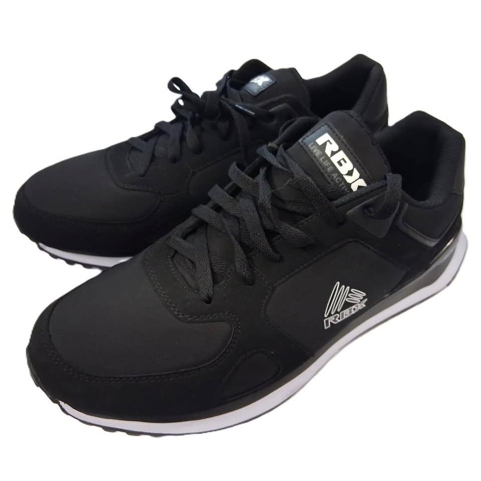 RBX Active Runner – Tenis Deportivo Hombre Triple Negro/Suela Blanca – Talla US 11