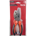 TOOL BENCH Set 2 Alicates Slip Joint + Long Nose con Wire Cutter Acero Carbono Naranja Negro