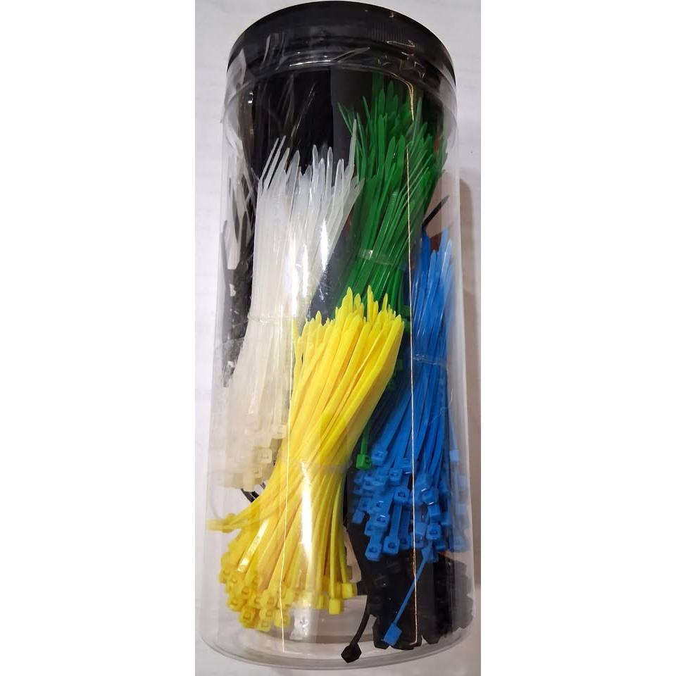 SIMONIZ 850 Piezas Zip Ties Multicolor 4" 6" 8" Flexible Nylon UV Resistant 18 lbs UL Listed