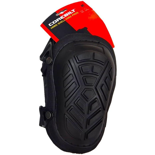 CoreBilt Hard Shell Knee Pads – Gel/Foam, Adjustable Straps (Pair)