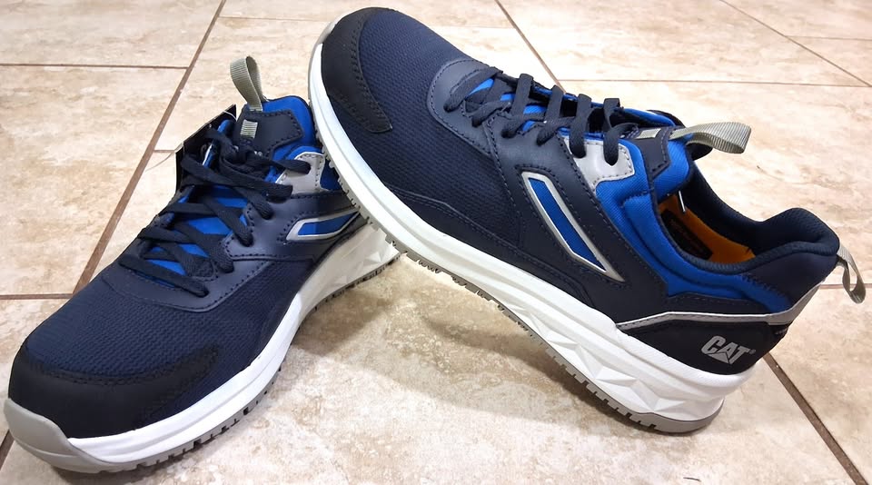 CAT Footwear Streamline 2.0 – Zapato Trabajo Hombre Carbon Composite Toe Azul Marina – Talla US 11