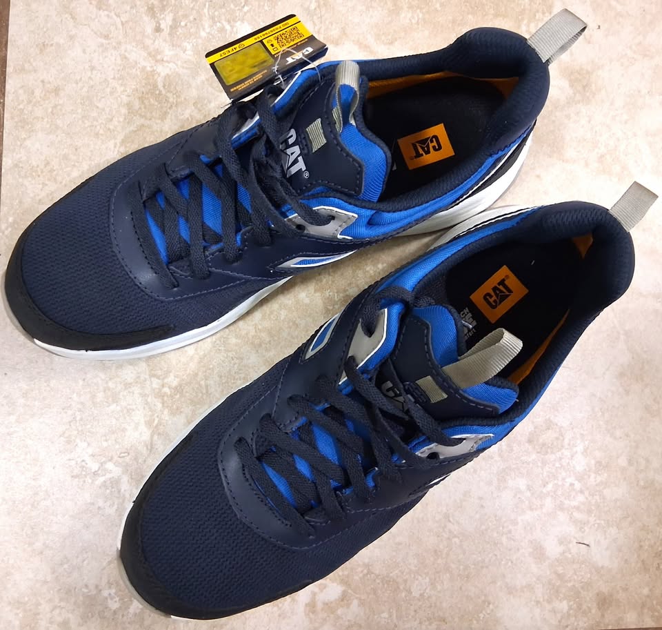 CAT Footwear Streamline 2.0 – Zapato Trabajo Hombre Carbon Composite Toe Azul Marina – Talla US 11