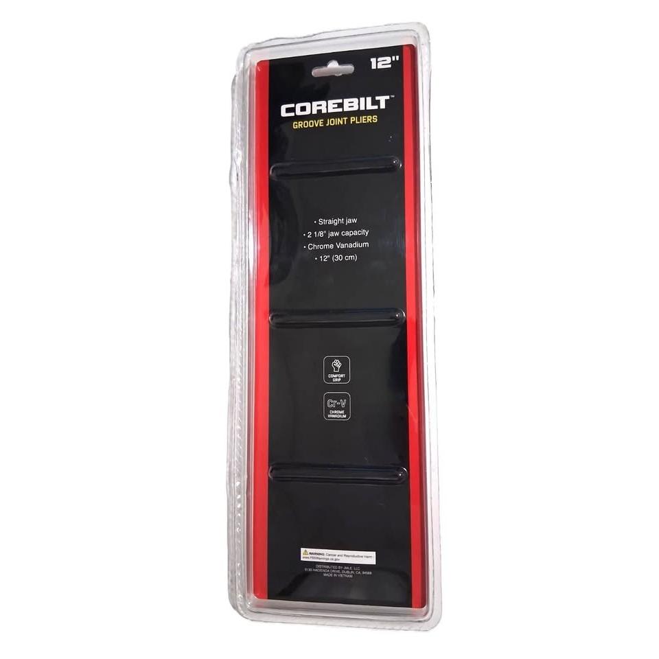 CoreBilt Groove Joint Pliers – 12" (Chrome Vanadium)