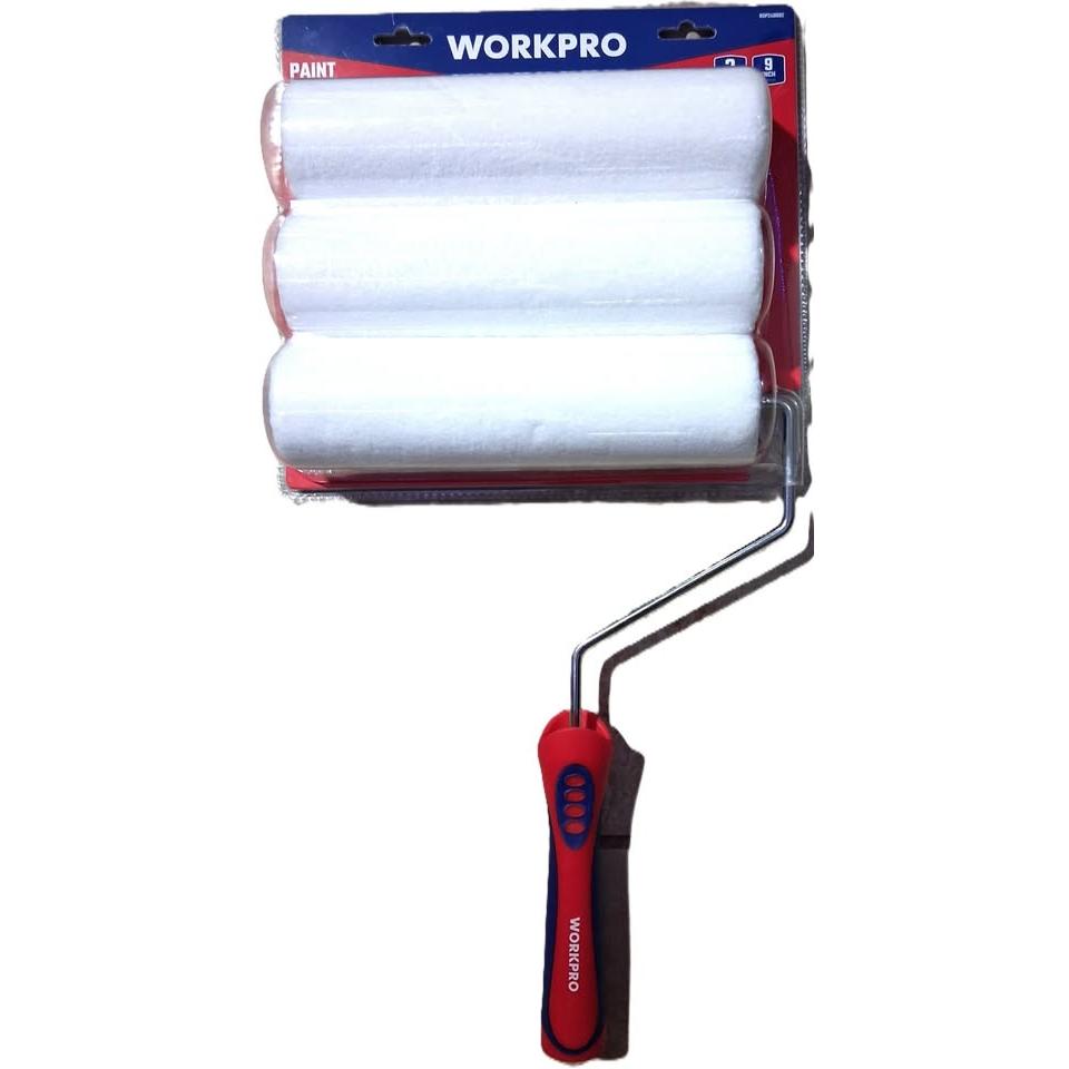 PAINT ROLLER BRUSH SET. HIGH DENSITY POLYESTER FABRIC.