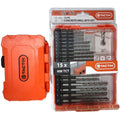 Set 15 Barrenas para Concreto Tactix – Tungsteno TCT Métrico | Estuche Incluido | HM TCT DIN 8039