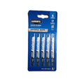 HART Bi-Metal Jigsaw Blades – 5 Piece, 24 TPI Universal Shank, Metal Cutting (HACJ06)