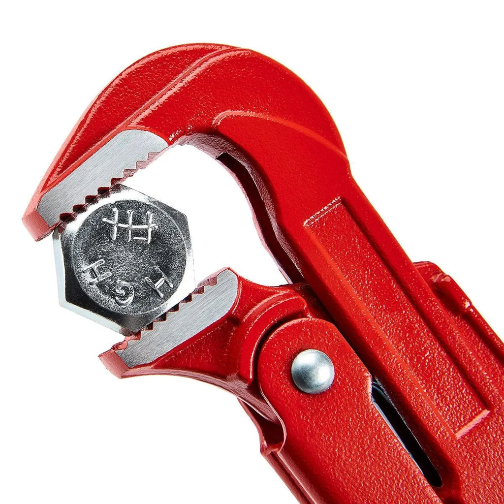 Pittsburgh 15 in. Swedish Pattern Pipe Wrench – Chrome Vanadium, 45° Jaw
