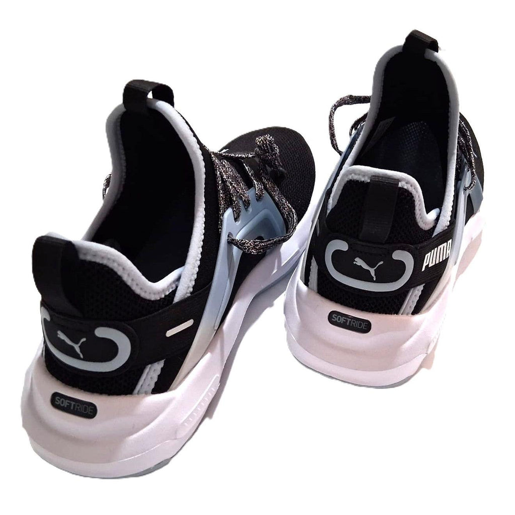 Puma Softride Enzo Evo – Tenis Running Hombre Negro/Azul Acero/Blanco – Talla US 7