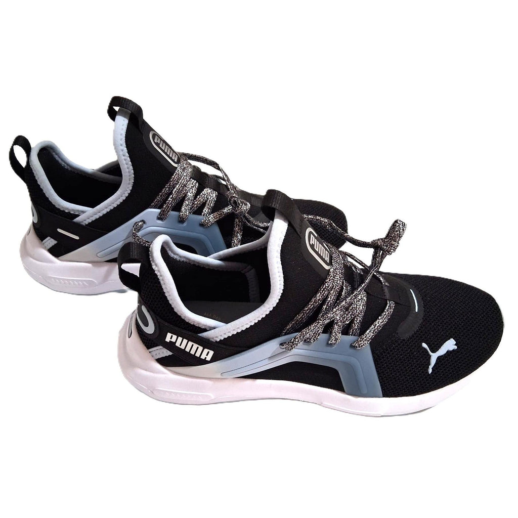 Puma Softride Enzo Evo – Tenis Running Hombre Negro/Azul Acero/Blanco – Talla US 7