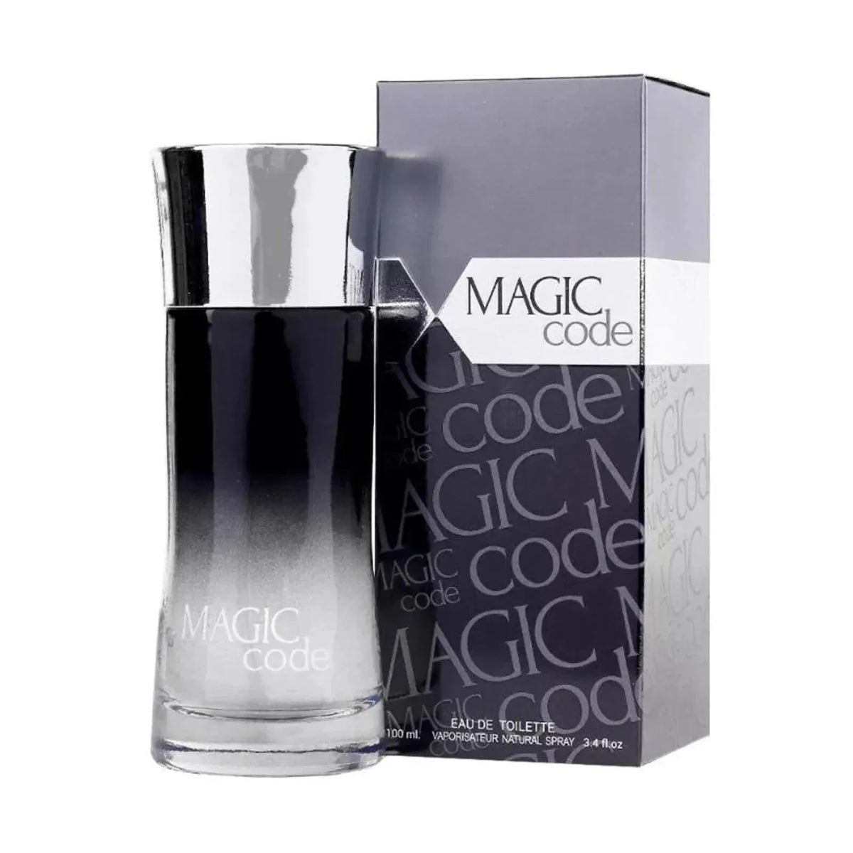 Magic Code Eau de Toilette for Men – Natural Spray, 100 ml / 3.4 fl.oz.