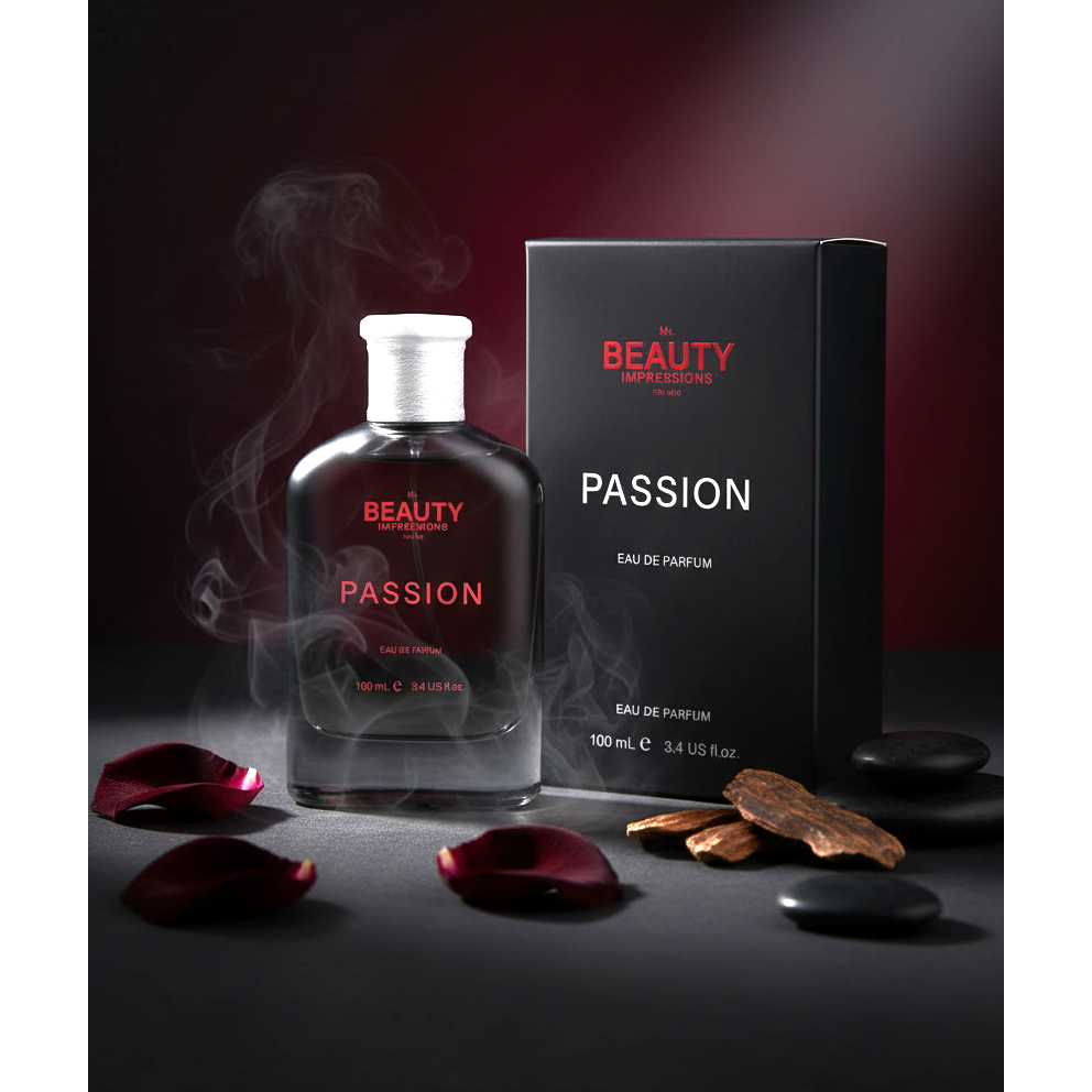 Beauty Impressions Passion Eau de Parfum for Men – Vaporisateur Spray, 100 ml / 3.4 fl.oz.