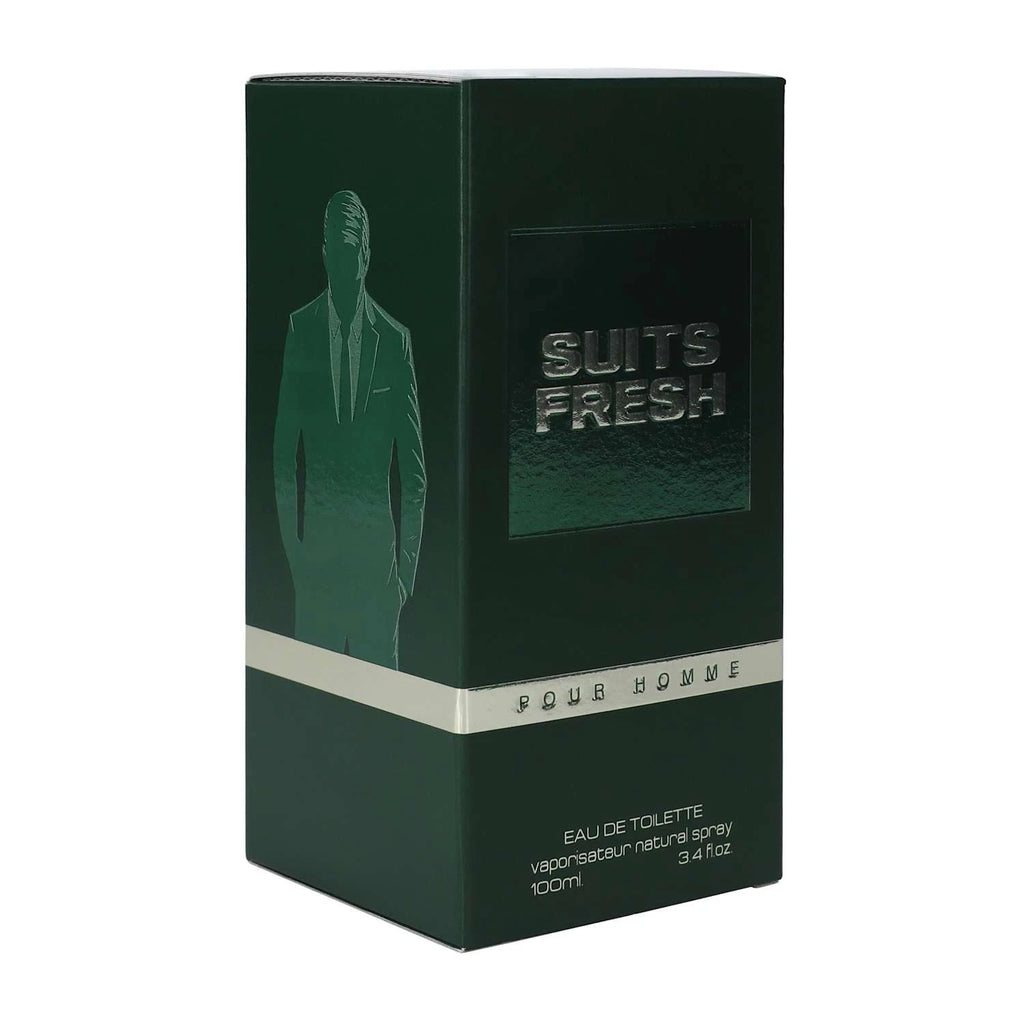 Suits Fresh Pour Homme Eau de Toilette – Natural Spray, 100 ml / 3.4 fl.oz.