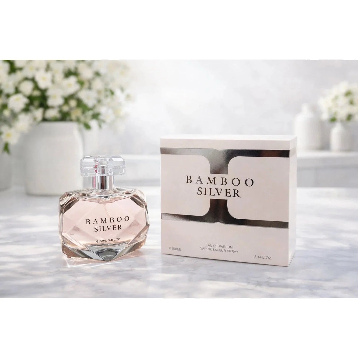 Bamboo Silver Eau de Parfum for Women – Vaporisateur Spray, 100 ml / 3.4 fl.oz.