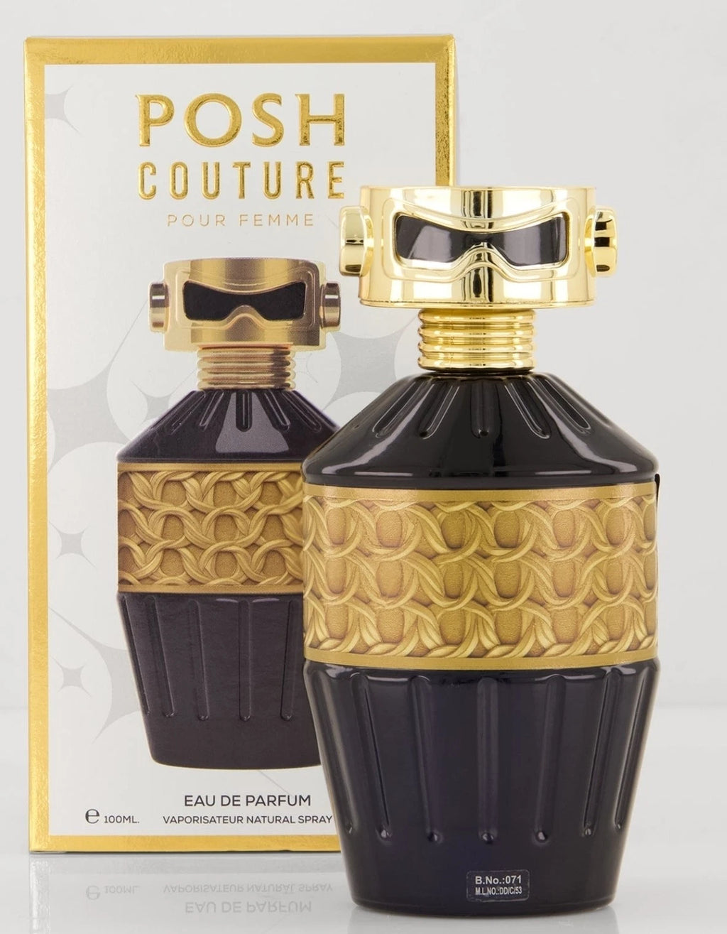 Posh Couture Pour Femme Eau de Parfum – Natural Spray, 100 ml / 3.4 fl.oz.