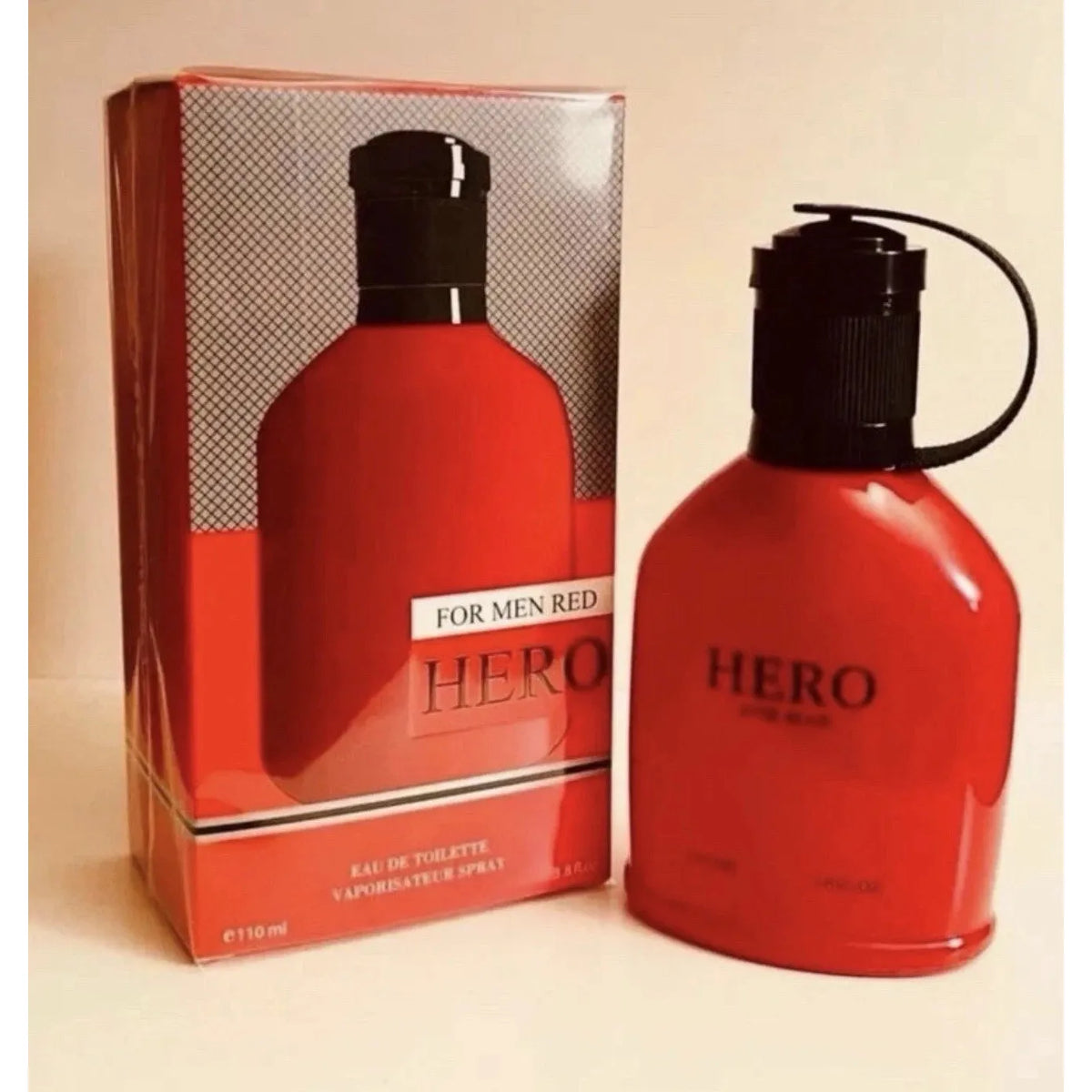 Hero for Men Red Eau de Toilette – Vaporisateur Spray, 110 ml / 3.8 fl.oz.