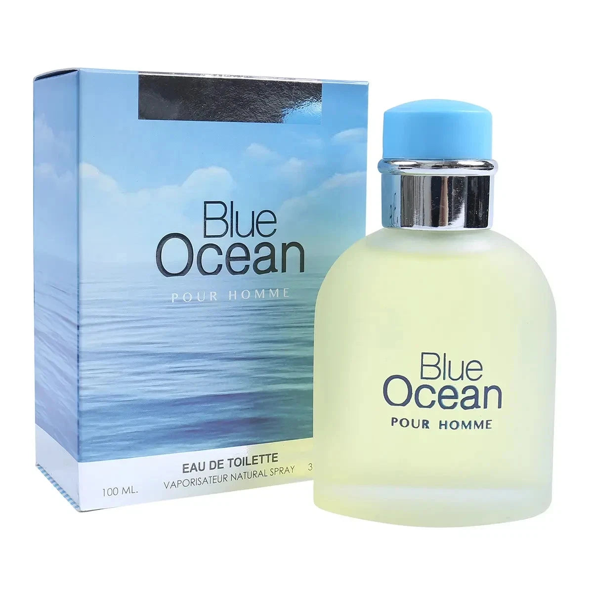 Blue Ocean Pour Homme Eau de Toilette – Natural Spray, 100 ml / 3.4 fl.oz.