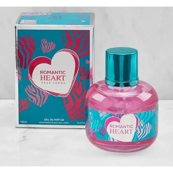 Romantic Heart Pour Femme Eau de Parfum – Natural Spray, 100 ml / 3.4 fl.oz.