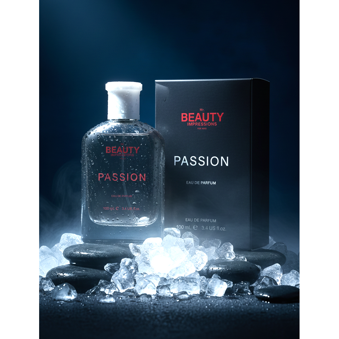 Beauty Impressions Passion Eau de Parfum for Men – Vaporisateur Spray, 100 ml / 3.4 fl.oz.