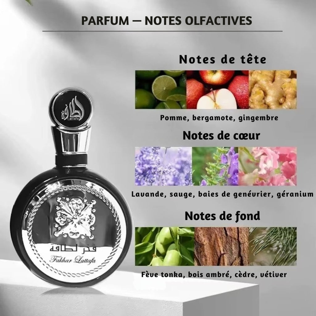Lattafa Fakhar Eau de Parfum – Natural Spray, 100 ml / 3.4 fl.oz.